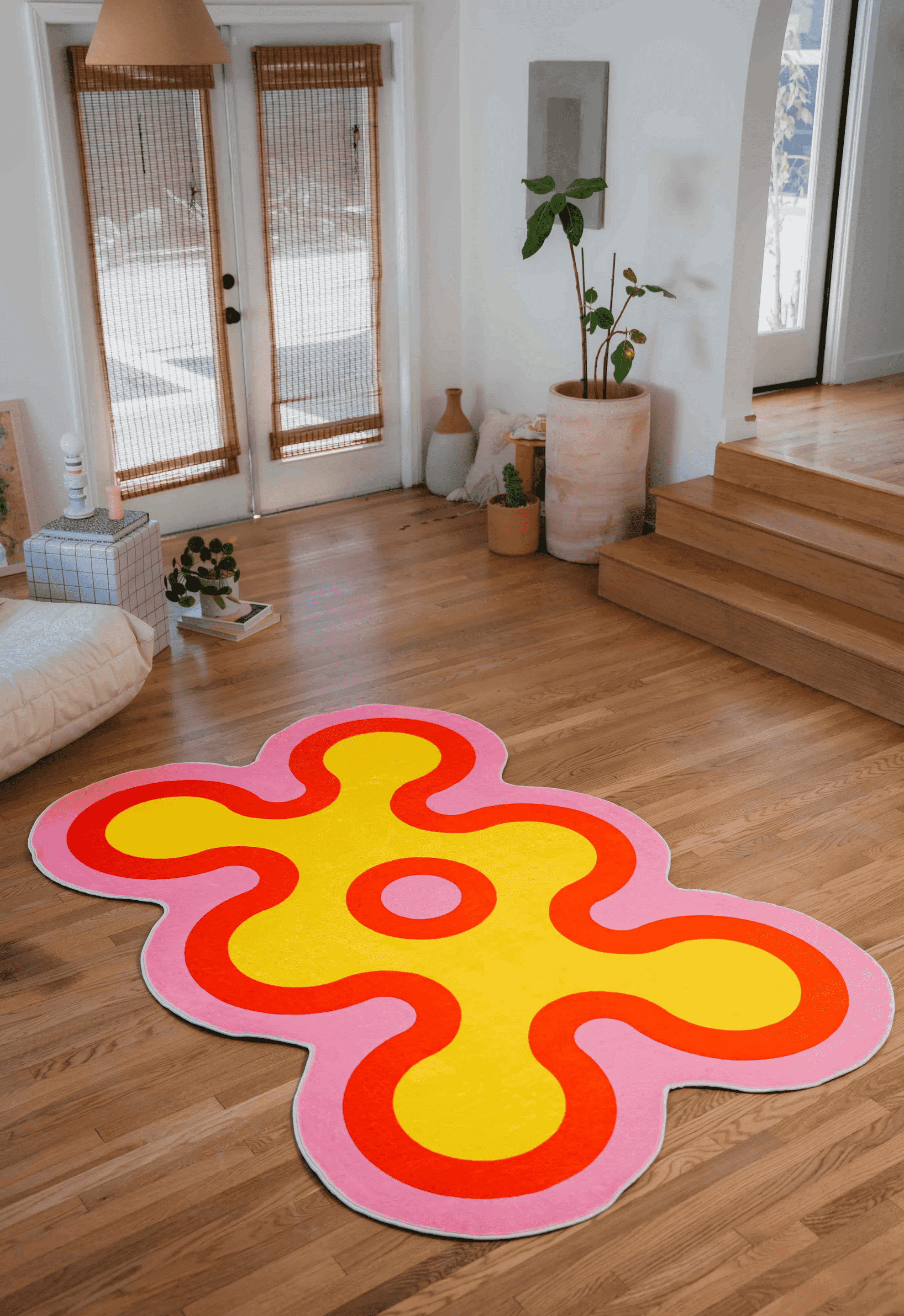 Irregular Coral Rug by Designer Johann Banta – Lany Space