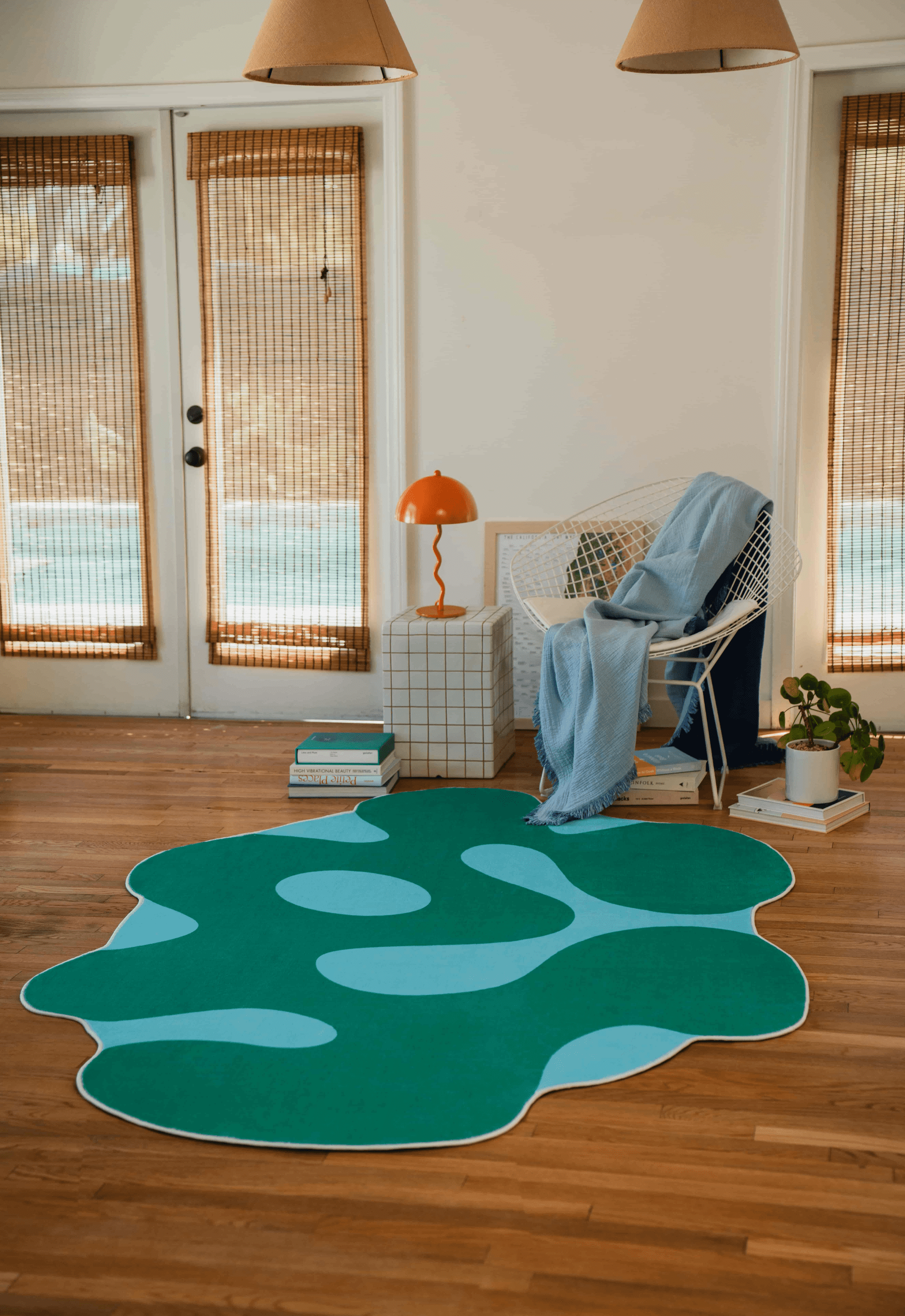 Irregular Green Moss Rug by Johann Banta – Lany Space