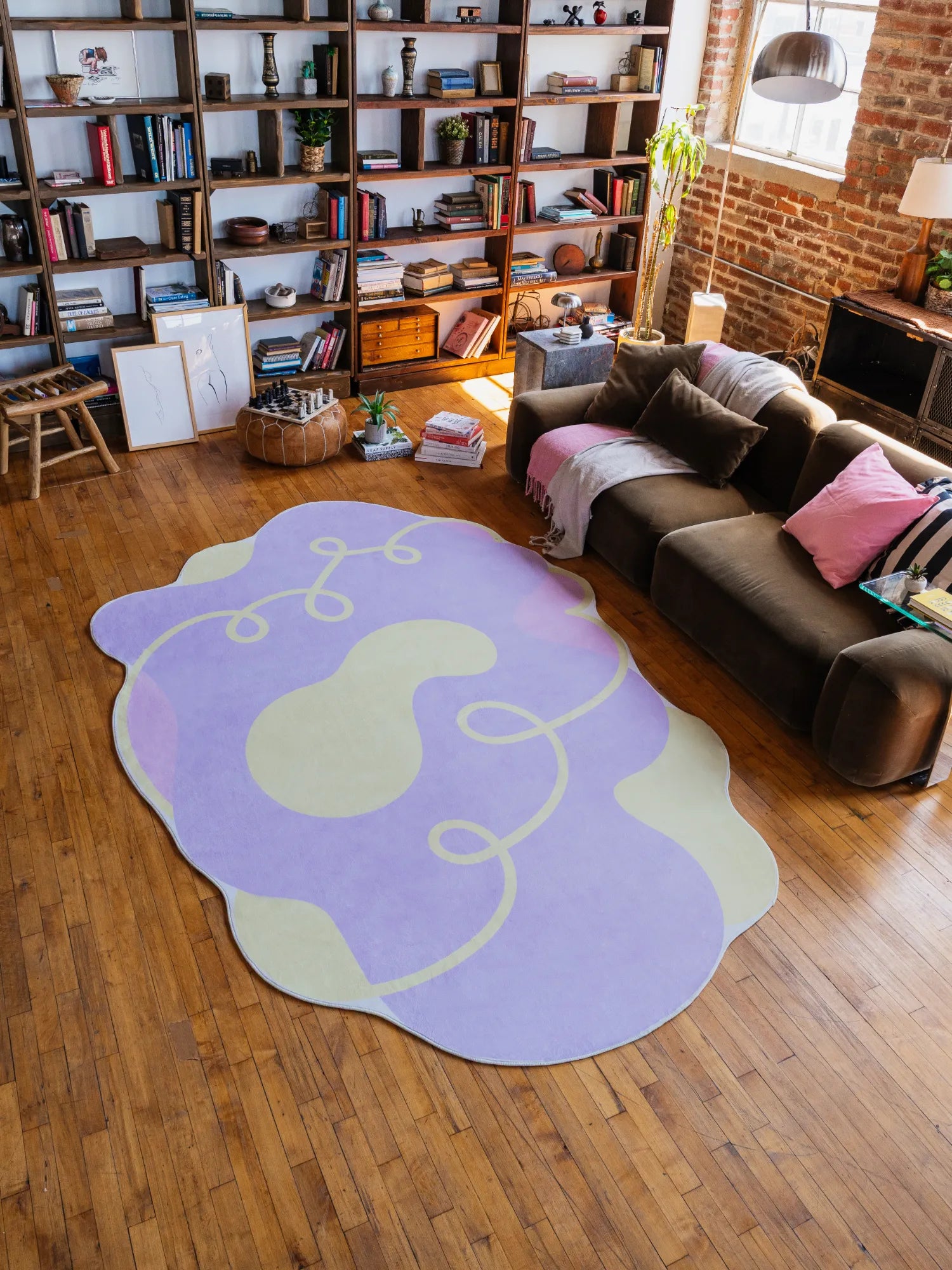 Wavy Abstract Irregular Area Rug by Shayla Goethe – Lany Space Wavy Abstract Irregular Area Rug by Shayla Goethe – Lany Space