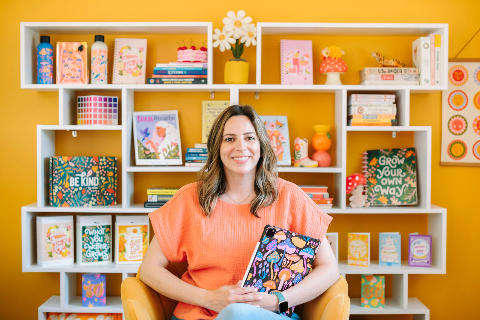 Enchanted Ground: Jessica Miller’s Dance of Florals, Symbols, and Bold Patterns