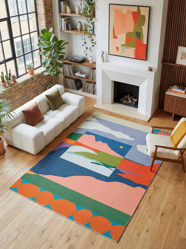 Shop Lany Space Barbie Rugs: Stylish and Washable