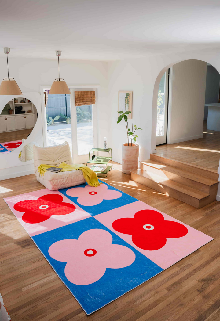 Multicolor Four Leaf Clover Rug – Lany Space