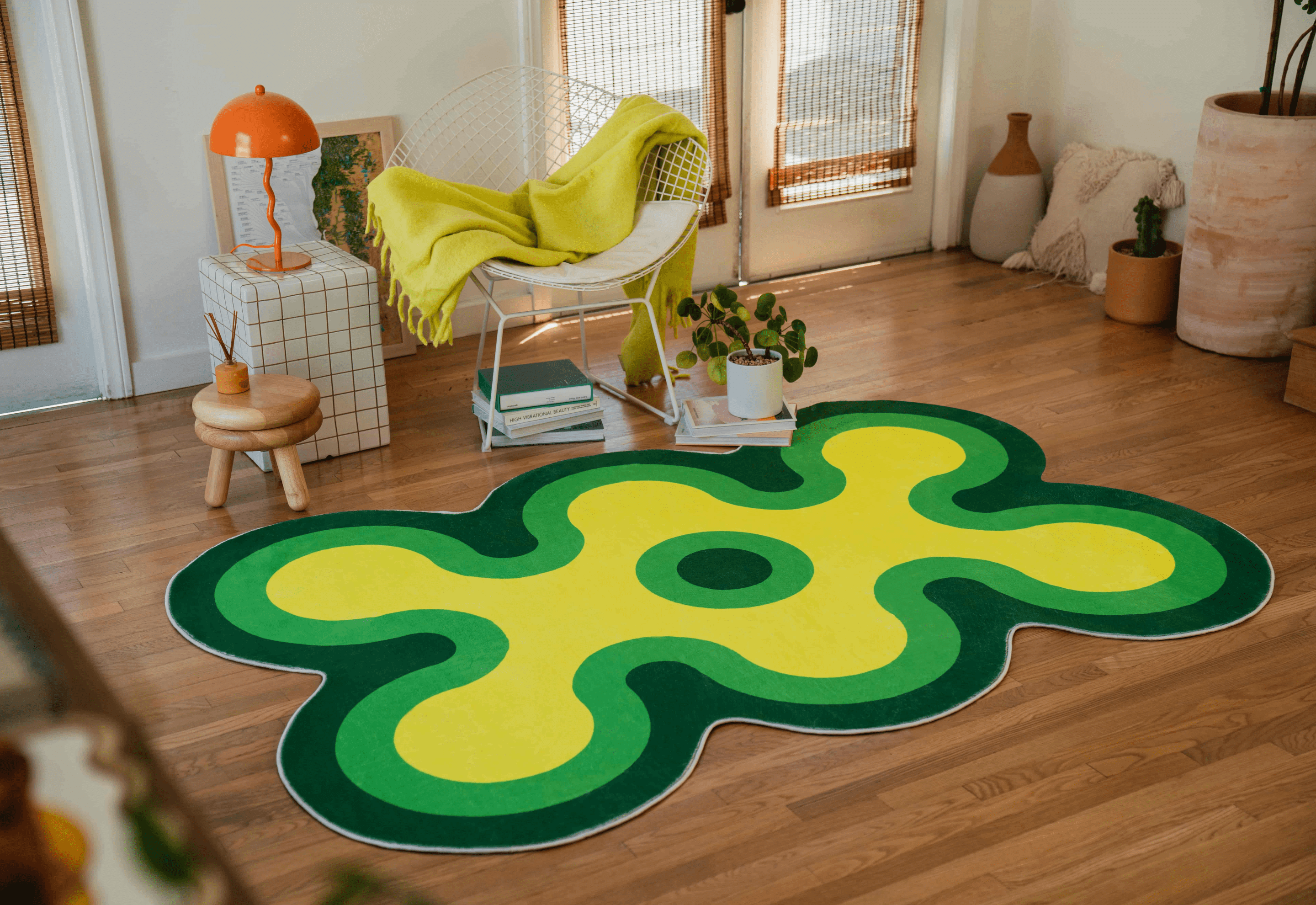 Irregular Coral Design Rug by Johann Banta