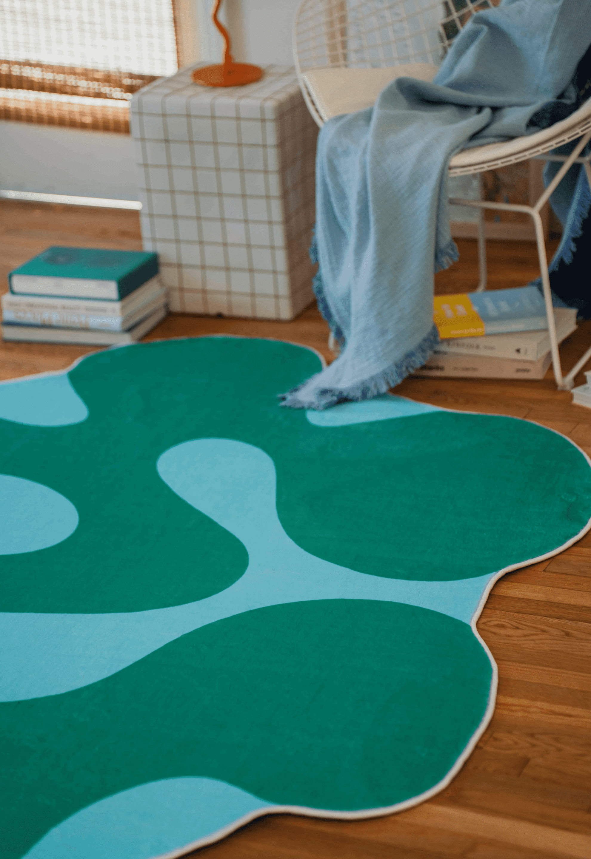 Wasted Youth RIBBON RUGレア ラグ フロアマット Wasted Youth Ribbon Rug 