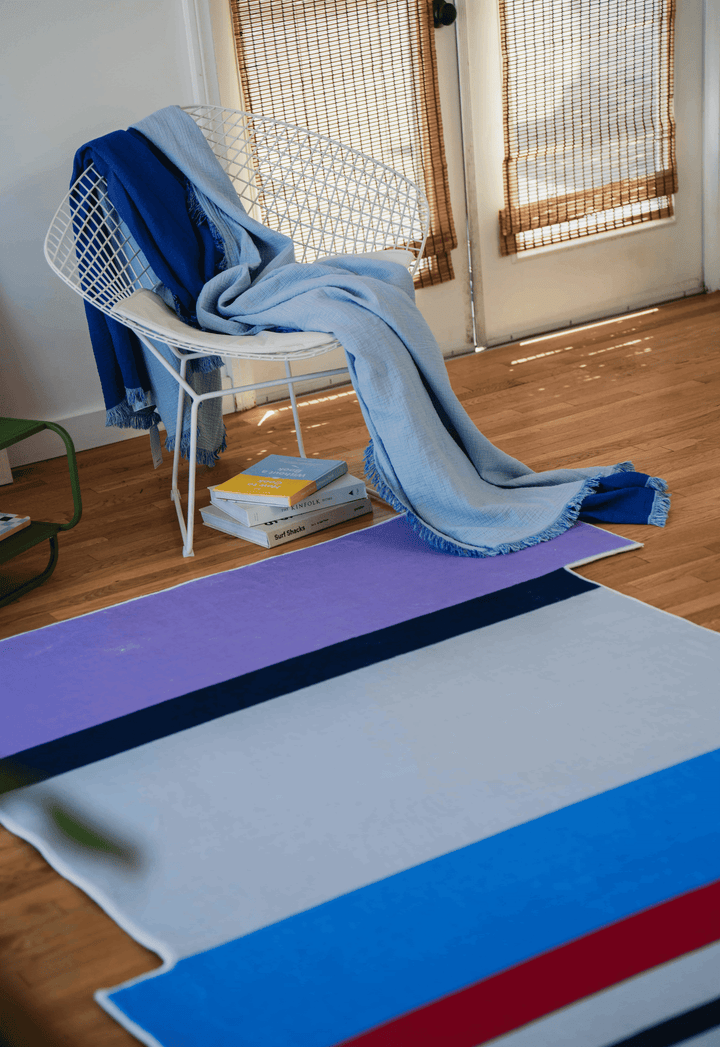 Closer Look at LanySpace Irregular Modern Stripes Rug