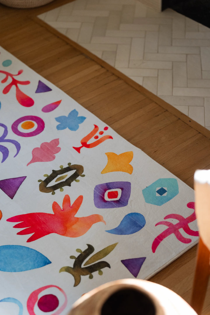 Colorful Graphic Pattern Rug by Maayan Alper-Swan – Lany Space