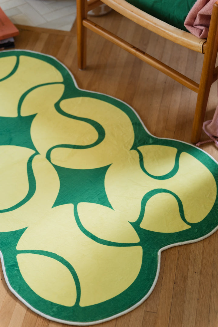 Irregular Tennis Area Rug by Zoe Wodarz – Lany Space
