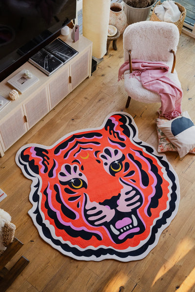 Funky Statement Tiger Rug by Jessica Miller – Lany Space