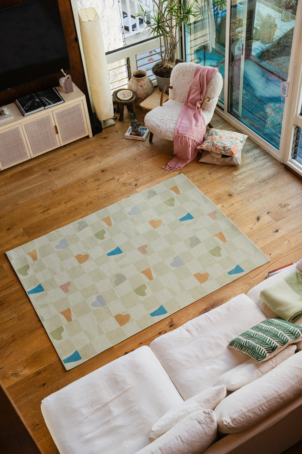 Pastel Rug Modern Soft Pastel Rugs - Modern Gentle Color Carpet Collection – Lany Space
