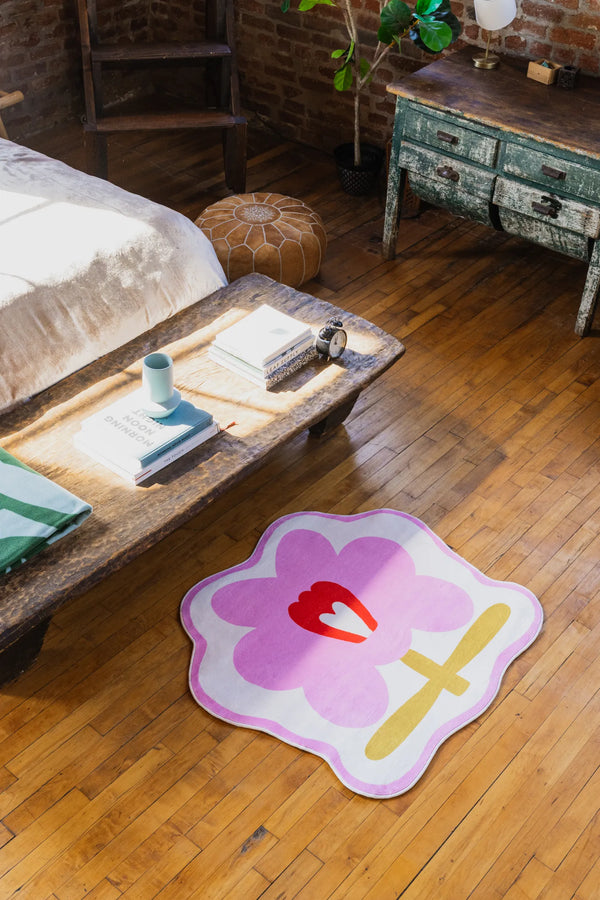 Flower Rug by Anne Julie
