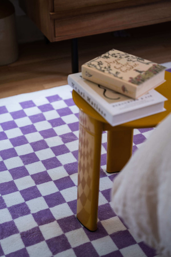 Ube Checkered Rug