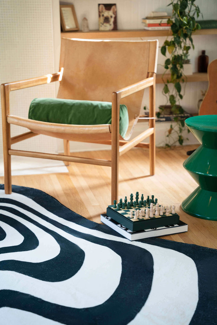 Cozy Time with LanySpace Vertigo Irregular Area Rug