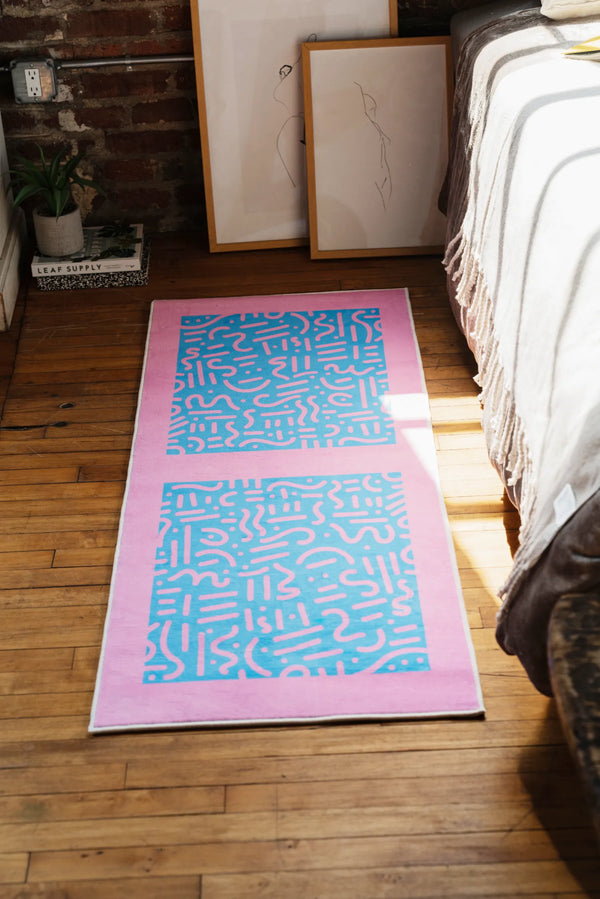 Abstract Geometric Area Rug by Shayla Goethe