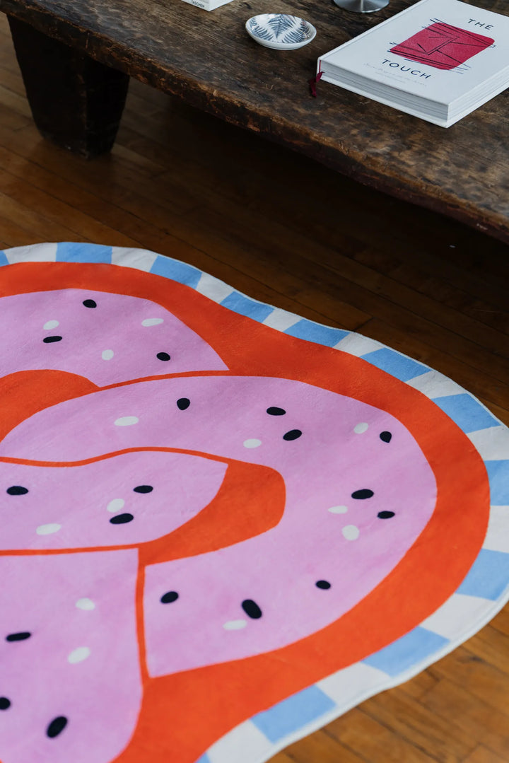 Pretzel-Shaped Cute Rug by Megan Roy – Lany Space Pretzel-Shaped Cute Rug by Megan Roy – Lany Space