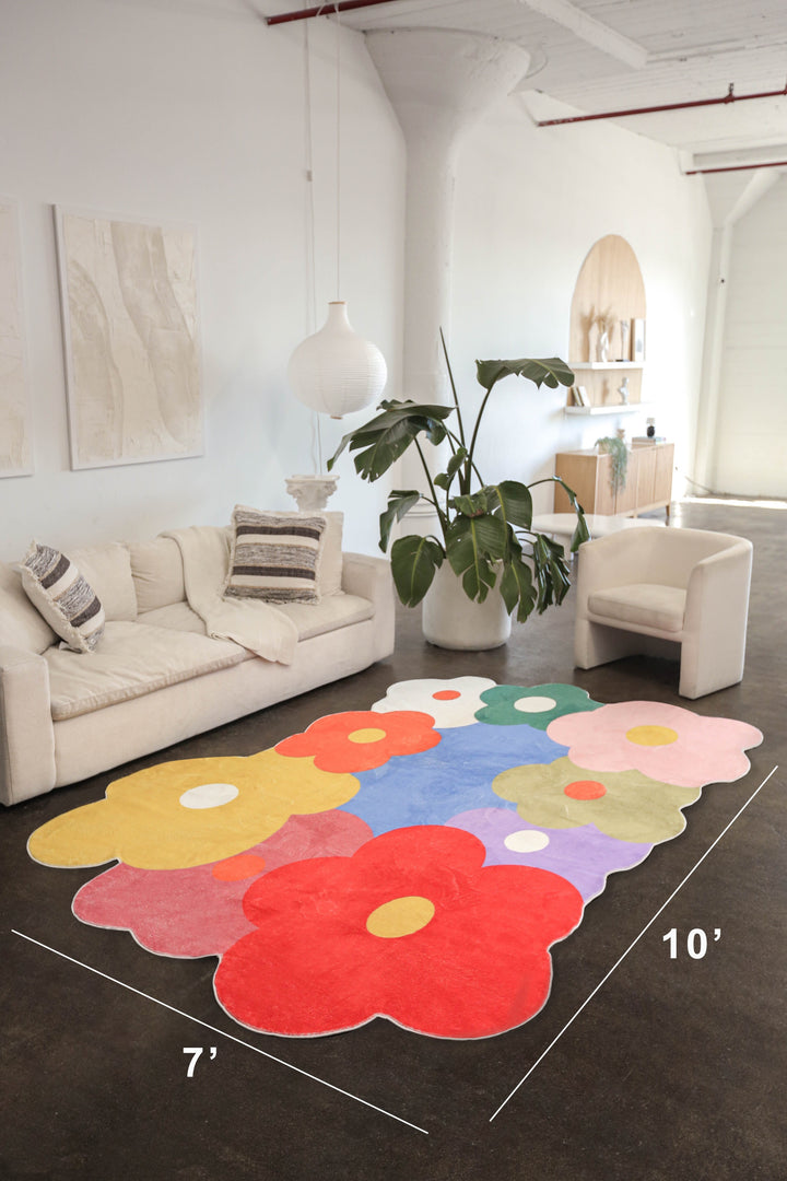 Funky Flowers Rug – Lany Space