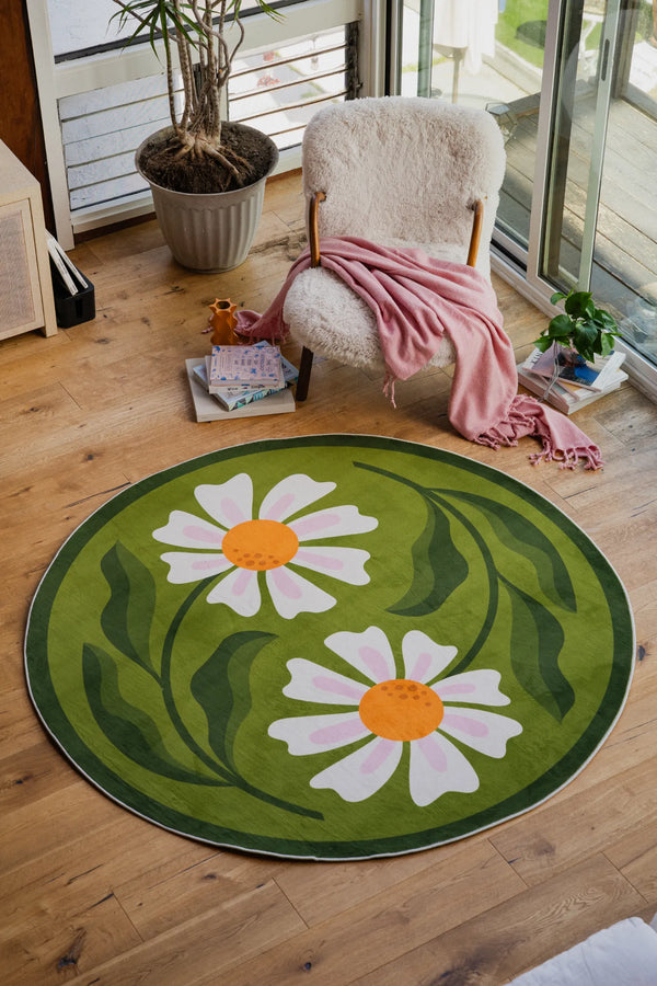 Soft Curves: Elegant Round & Oval Rugs – Lany Space